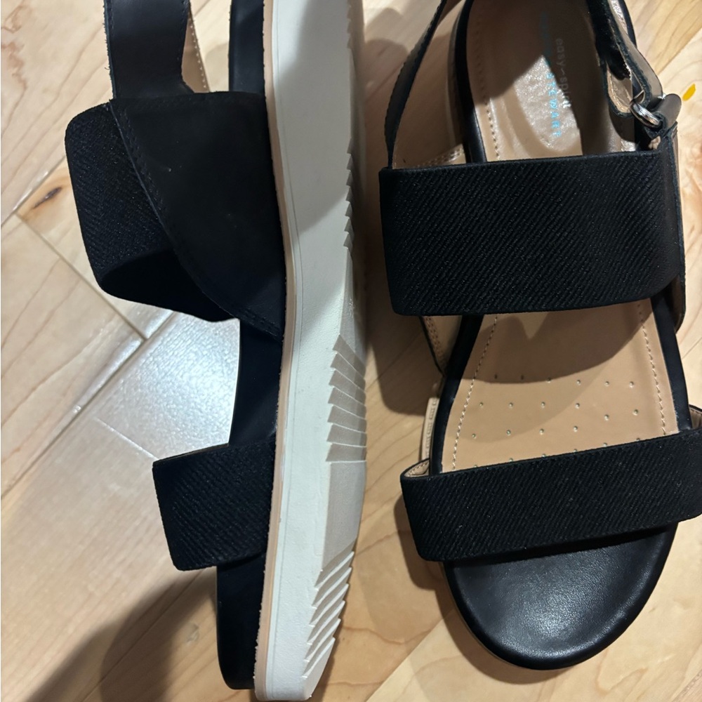 Easy Spirit Black Women's Sandals 8 W